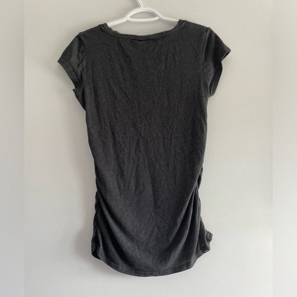 Bench Charcoal Gray Tee with Synched Side Design and Sparkly Logo - Picture 4 of 5